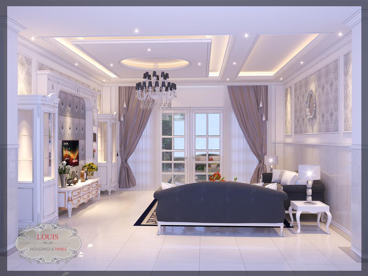 BST Phào Chỉ Hàn Quốc trang trí phòng khách mới nhất 2024 - Phần 1